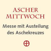 Aschermittwoch, internationaler Gottesdienst mit Austeilung des Aschekreuzes