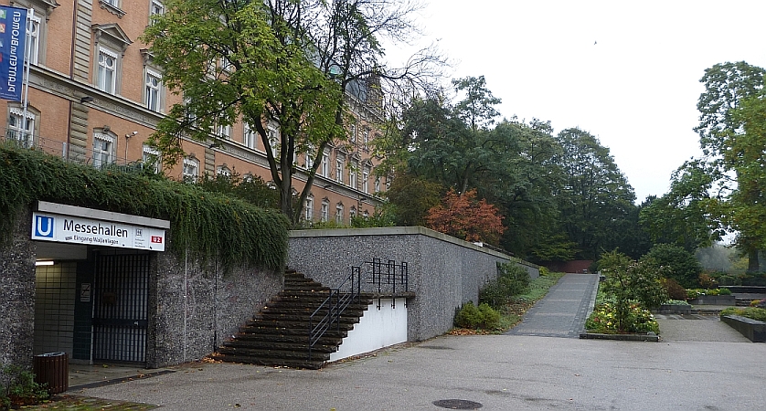 Wallanlagen - Zugang Gedenktafel Lübecker Märtyrer