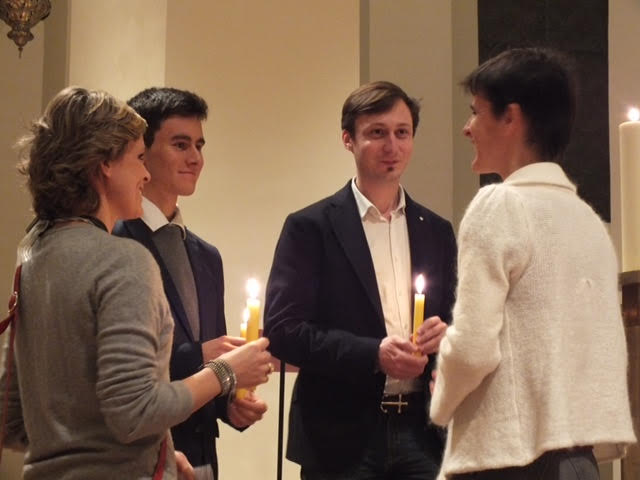 Parrains, marraine et accompagnatrice des confirmands