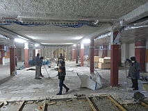 Baustelle Saal