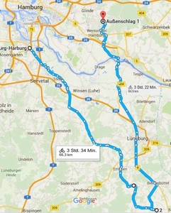 Radtour Route