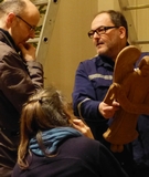 Aufbau von Christbaum & Krippe