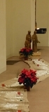 Aufbau von Christbaum & Krippe