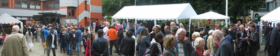 Bildcollage Sommerfest und Abschied Pater Löwenstein 
