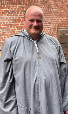 Ulrich Altmann, Organist und Mitglied der St. Benedikt-Gemeinschaft am Kleinen Michel