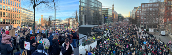 Hamburg Bleibt Bunt - Demonstration