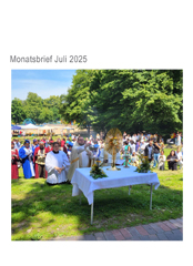 Pfarrei Sankt Ansgar Monatsbrief Juli 2025 Ausgabe Kleiner Michel