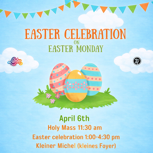 Easter Celebration Monday 6th April 2026 Jesus Youth Hamburg, Kleiner Michel