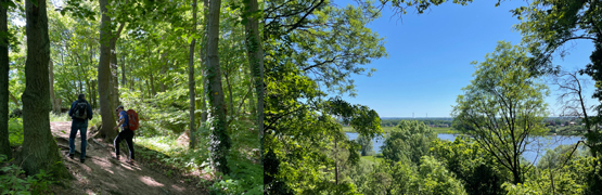 Pilgerweg Kleiner Michel Elbe am Pfingstmontag