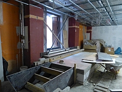 Fundament Windfang und Treppe